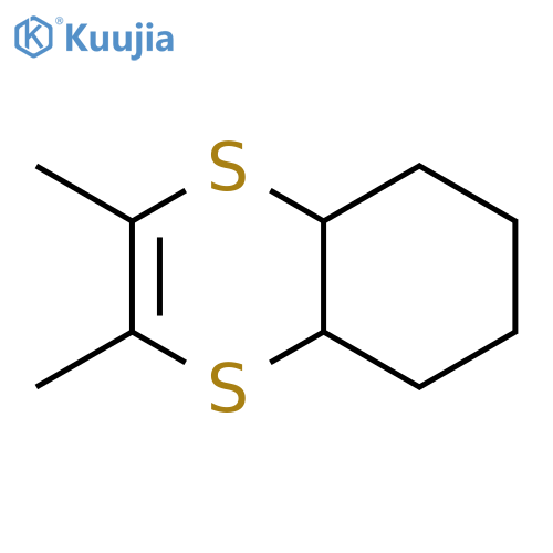 1,4-Benzodithiin, 4a,5,6,7,8,8a-hexahydro-2,3-dimethyl- structure