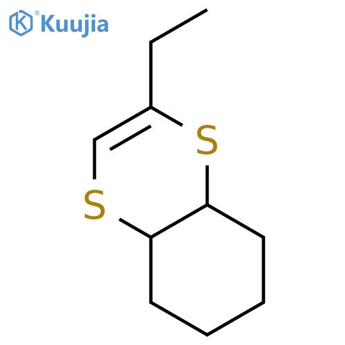 1,4-Benzodithiin, 2-ethyl-4a,5,6,7,8,8a-hexahydro- structure