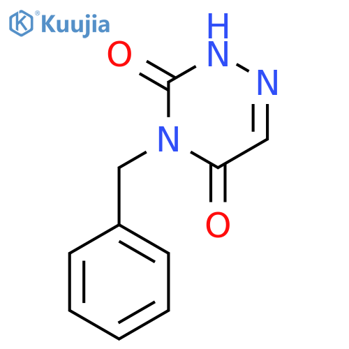 4-benzyl-2,3,4,5-tetrahydro-1,2,4-triazine-3,5-dione structure