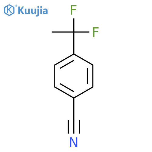 4-(1,1-Difluoroethyl)benzonitrile structure