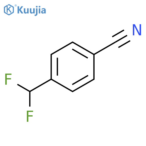 4-(Difluoromethyl)benzonitrile structure