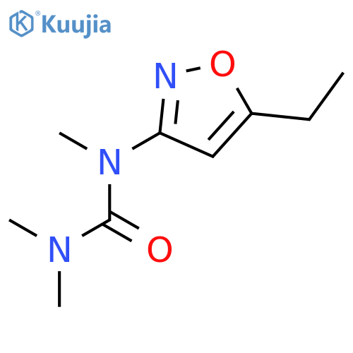 Urea, (5-ethyl-3-isoxazolyl)trimethyl- structure