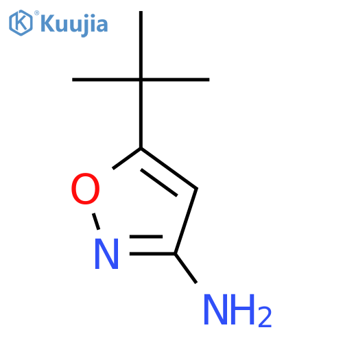 5-tert-butyl-1,2-oxazol-3-amine structure