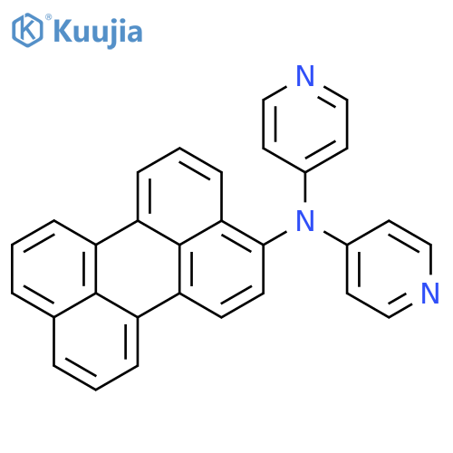 4-Pyridinamine, N-3-perylenyl-N-4-pyridinyl- structure