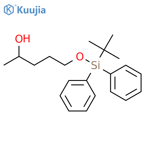 2-PENTANOL, 5-[[(1,1-DIMETHYLETHYL)DIPHENYLSILYL]OXY]- structure