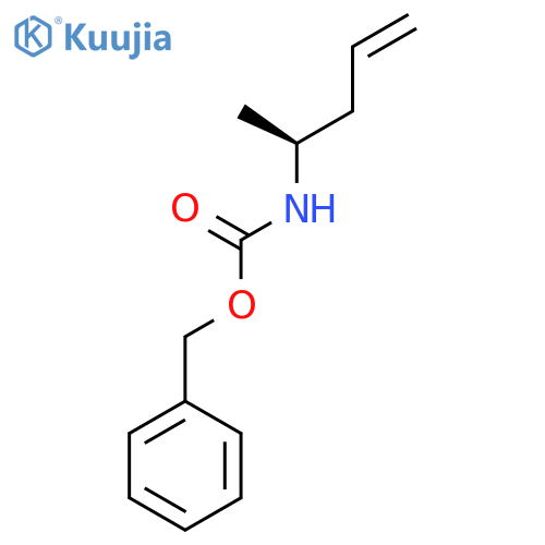 Carbamic acid, [(1S)-1-methyl-3-butenyl]-, phenylmethyl ester structure