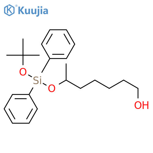 1-Heptanol, 6-[[(1,1-dimethylethoxy)diphenylsilyl]oxy]- structure