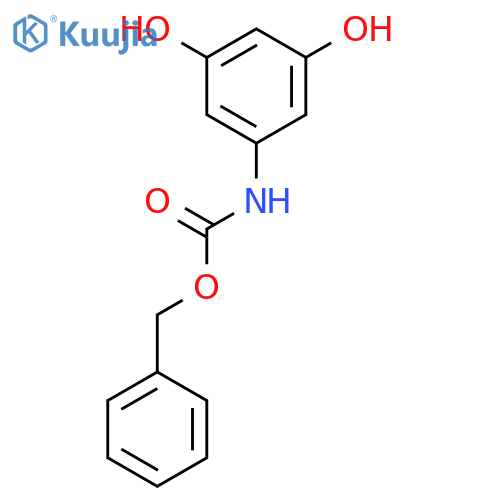 benzyl N-(3,5-dihydroxyphenyl)carbamate structure