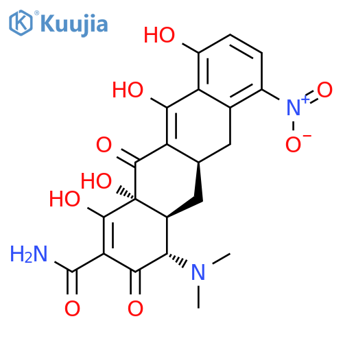 2-Naphthacenecarboxamide,4-(dimethylamino)-1,4,4a,5,5a,6,11,12a-octahydro-3,10,12,12a-tetrahydroxy-7-nitro-1,11-dioxo-,(4S,4aS,5aR,12aS)- structure