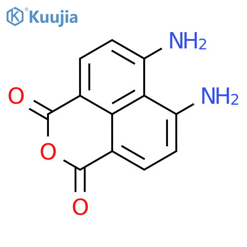 1H,3H-Naphtho[1,8-cd]pyran-1,3-dione, 6,7-diamino- structure
