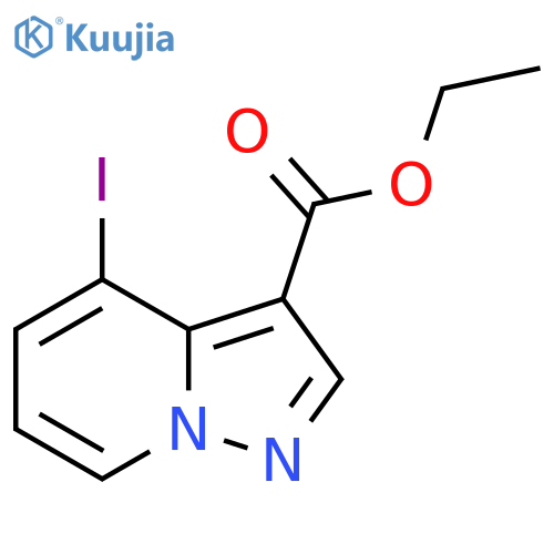 Ethyl 4-iodopyrazolo[1,5-a]pyridine-3-carboxylate structure