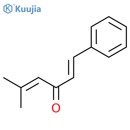 5-methyl-1-phenyl-hexa-1,4-dien-3-one structure