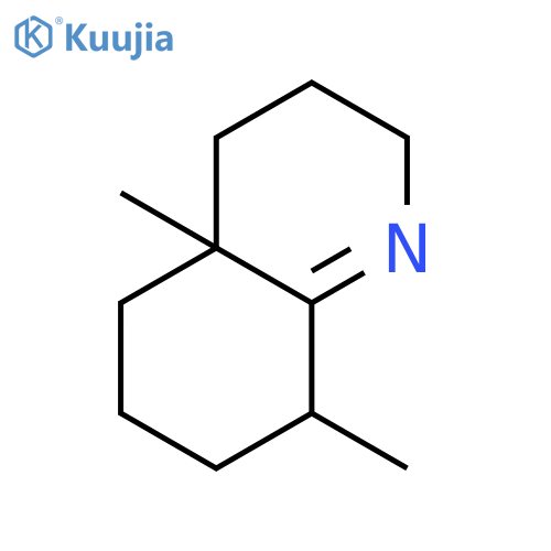 Quinoline, 2,3,4,4a,5,6,7,8-octahydro-4a,8-dimethyl- structure