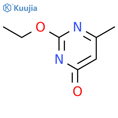 2-ethoxy-4-hydroxy-6-methylpyrimidine structure