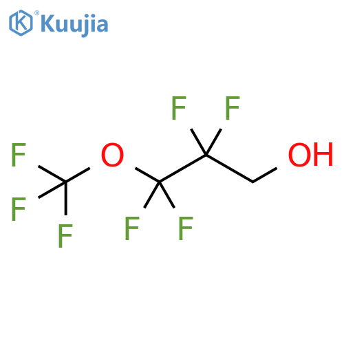 2,2,3,3-tetrafluoro-3-(trifluoromethoxy)propan-1-ol structure