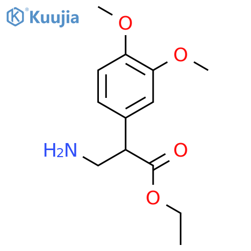 Ethyl 3-Amino-2-(3,4-Dimethoxyphenyl)Propanoate structure