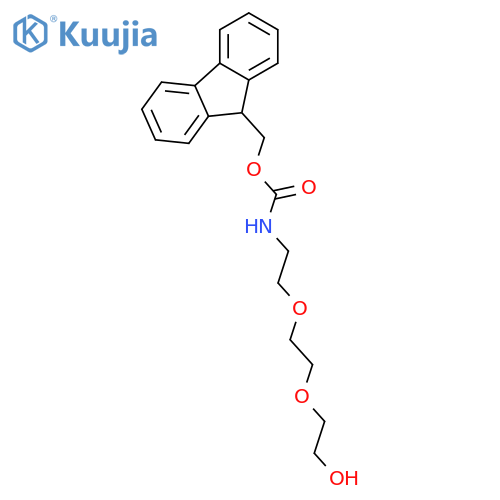 [2-[2-(2-HYDROXY-ETHOXY)-ETHOXY]-ETHYL]-CARBAMIC ACID 9H-FLUOREN-9-YLMETHYL ESTER structure