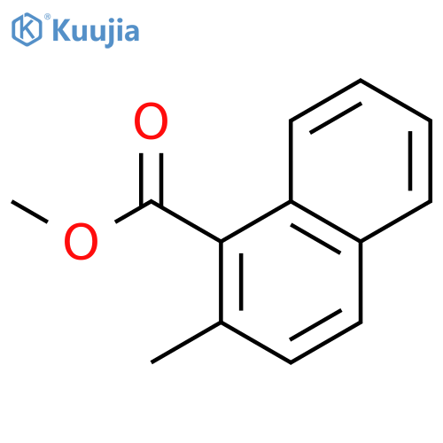 1-Naphthalenecarboxylic acid, 2-methyl-, methyl ester structure
