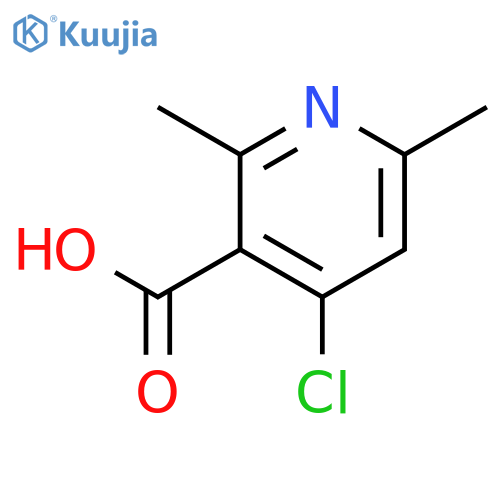 3-Pyridinecarboxylic acid, 4-chloro-2,6-dimethyl- structure