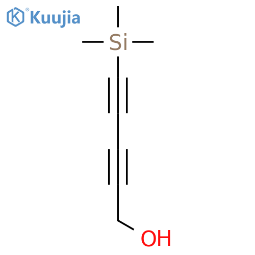2,4-Pentadiyn-1-ol, 5-(trimethylsilyl)- structure