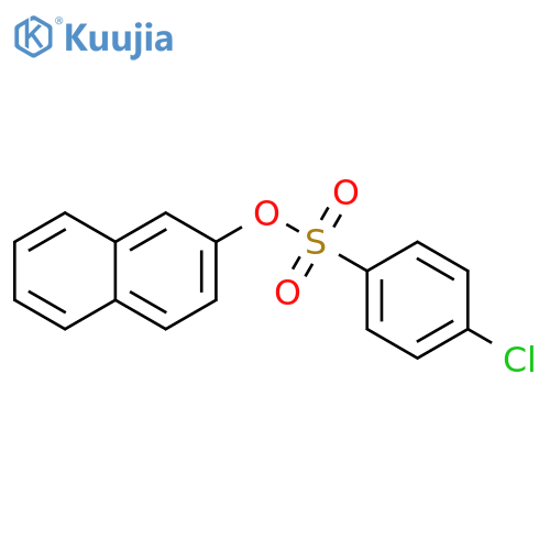naphthalen-2-yl 4-chlorobenzene-1-sulfonate structure
