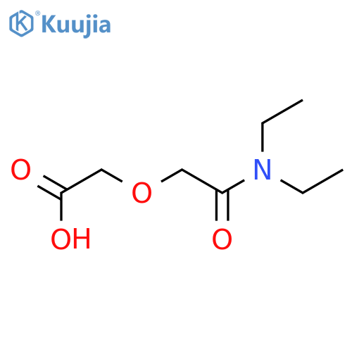 Acetic acid, [2-(diethylamino)-2-oxoethoxy]- structure