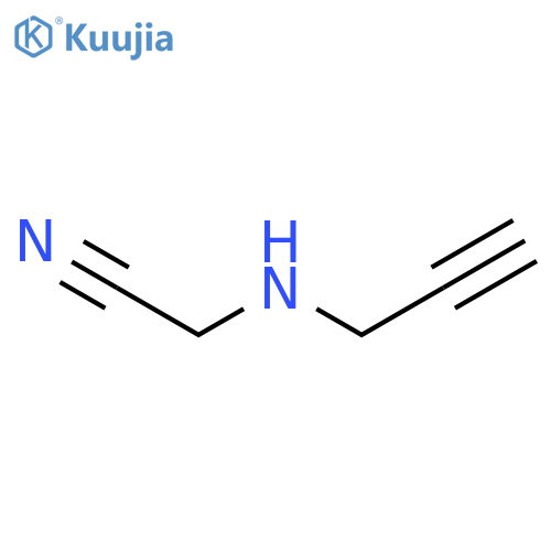 2-(prop-2-yn-1-yl)aminoacetonitrile structure