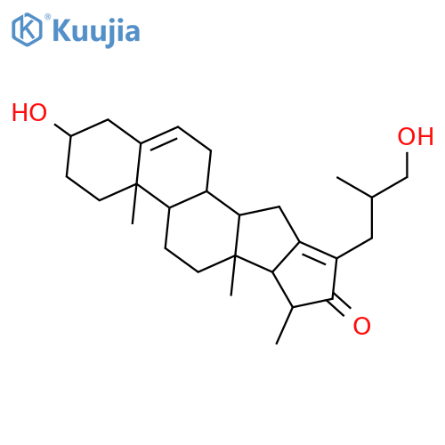 3,26-dihydroxy-16,23-cyclocholesta-5,16(23)-dien-22-one structure