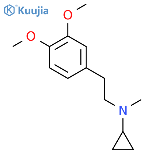 N-(cyclopropylmethyl)-2-(3,4-dimethoxyphenyl)ethan-1-amine structure