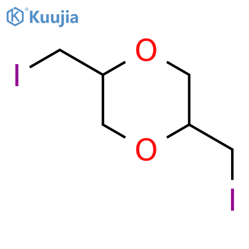 1,4-Dioxane,2,5-bis(iodomethyl)-, (2R,5S)-rel- structure