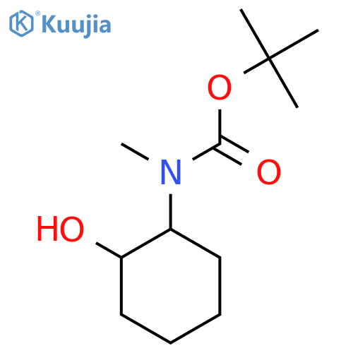 Tert-butyl N-(2-hydroxycyclohexyl)-N-methylcarbamate structure
