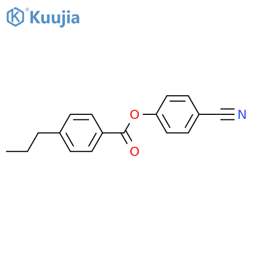 4-Cyanophenyl 4-propylbenzoate structure