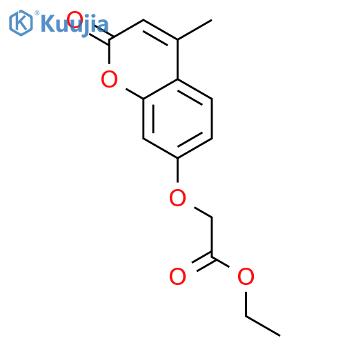 Ethyl 2-((4-Methyl-2-oxo-2H-chromen-7-yl)oxy)acetate structure