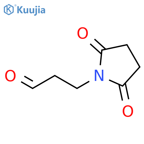 2,5-dioxo-1-Pyrrolidinepropanal structure