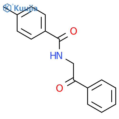 4-methyl-N-(2-oxo-2-phenylethyl)benzamide structure