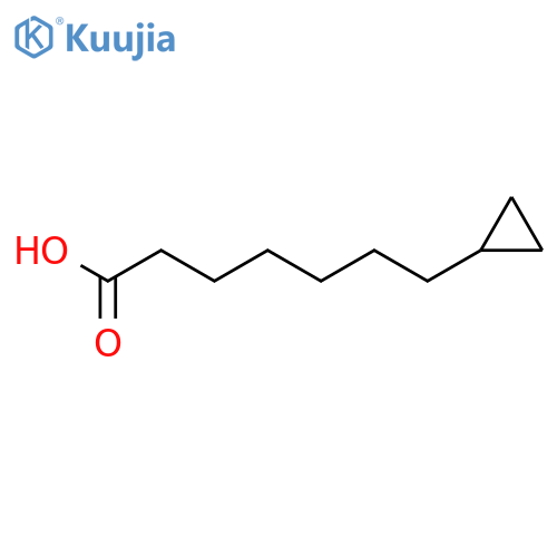 Cyclopropaneheptanoic acid structure