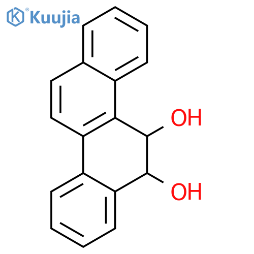 5,6-Chrysenediol,5,6-dihydro-, (5R,6R)-rel- structure