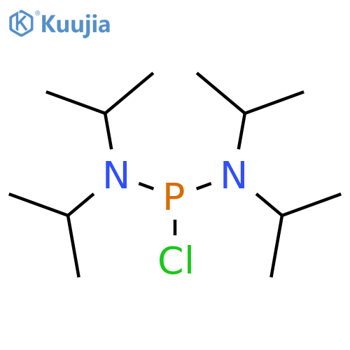 Phosphorodiamidouschloride, N,N,N',N'-tetrakis(1-methylethyl)- structure
