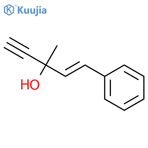 1-Penten-4-yn-3-ol, 3-methyl-1-phenyl- structure
