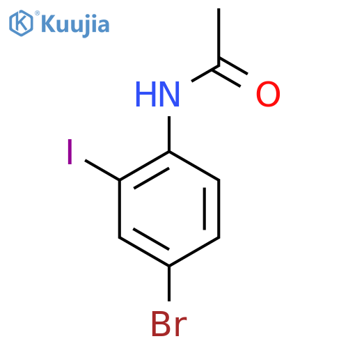 Acetamide, N-(4-bromo-2-iodophenyl)- structure