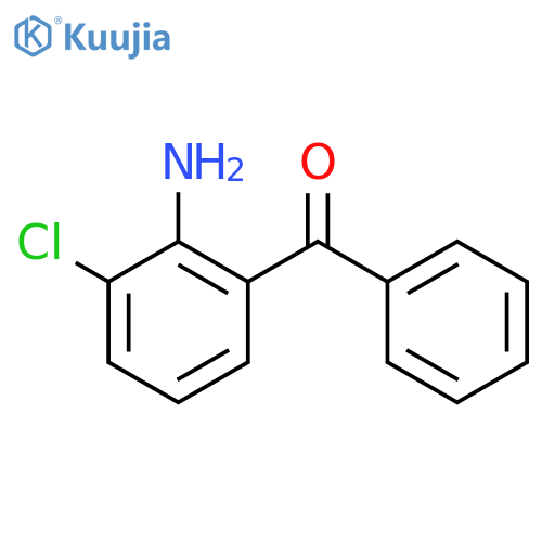2-Amino-3-chlorobenzophenone structure