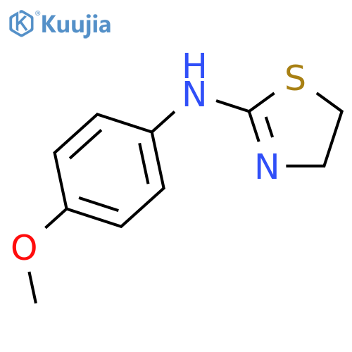 N-(4-methoxyphenyl)-4,5-dihydro-1,3-thiazol-2-amine structure