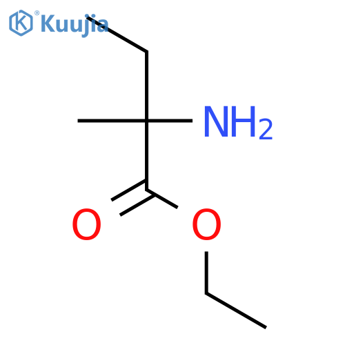 ethyl 2-amino-2-methylbutanoate structure