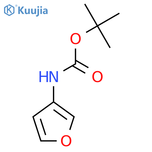 tert-butyl N-(3-furyl)carbamate structure