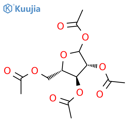 Mixture of 1,2,3,5-Tetra-O-acetyl-L-arabinofuranose and Tetra-O-acetyl-α-L-arabinopyranose structure
