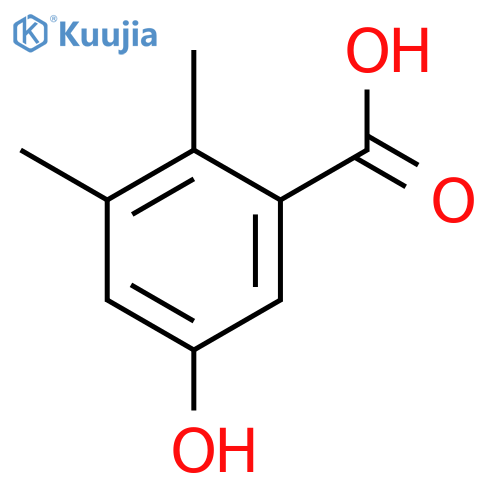 BENZOIC ACID, 5-HYDROXY-2,3-DIMETHYL- structure