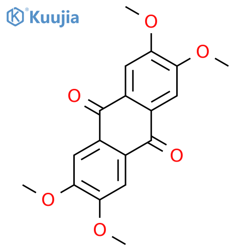 9,10-Anthracenedione,2,3,6,7-tetramethoxy- structure