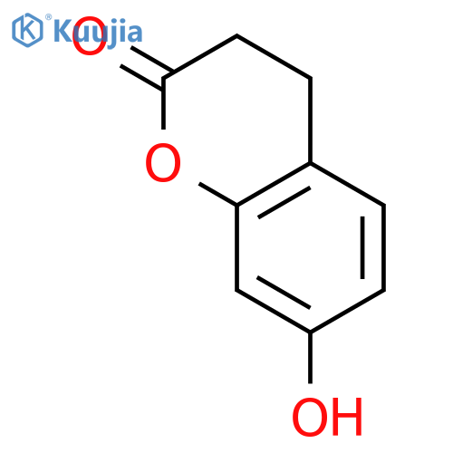 2H-1-Benzopyran-2-one,3,4-dihydro-7-hydroxy- structure