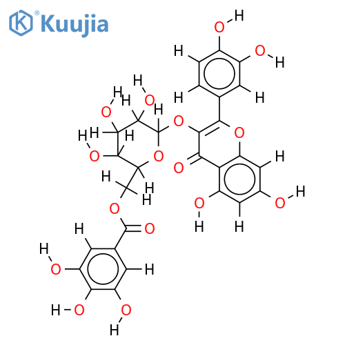 6'-O-(3,4,5-Trihydroxybenzoyl)-Hyperin structure
