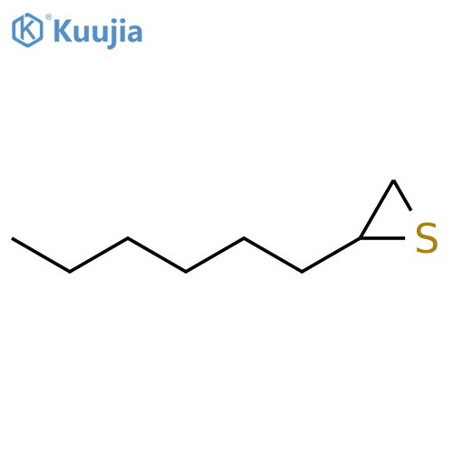 Thiirane, 2-hexyl- structure